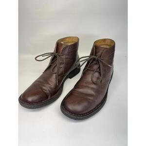 Born Harrison Chukka Boots Men’s8.5 Brown Leather Lace-Up Ankle Heritage